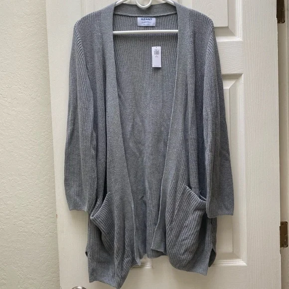 OLD NAVY | Open Front Long Cardigan Sweater Small Petite - Picture 15 of 16